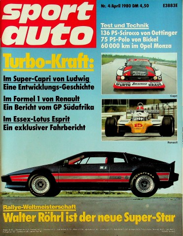 Deckblatt Sport Auto (04/1980)